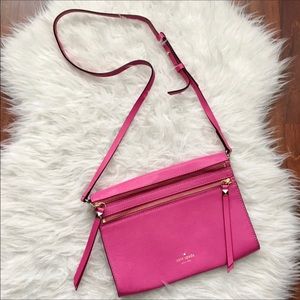Pink Kate Spade crossbody bag